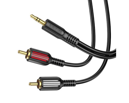 Аудио кабель Borofone BL11 3.5mm to double RCA (00000056867_1)