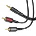 Аудио кабель Borofone BL11 3.5mm to double RCA (00000056867_1)