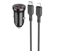 АЗУ Borofone BZ18A PD20W+QC3.0 + Type-C to Lightning (00000057049_1)