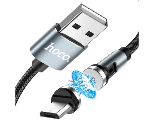 Дата кабель Hoco U94 "Universal magnetic" MicroUSB (1.2 m) (00000041685_1)