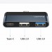 Переходник HUB Usams US-SJ490 Type-C Mini Hub (2USB port + Type-C) (00000049254_1)