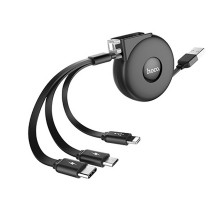 Дата кабель Hoco U50 3in1 Lightning-microUSB-Type-C (1m) (00000048105_1)