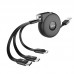 Дата кабель Hoco U50 3in1 Lightning-microUSB-Type-C (1m) (00000048105_1)