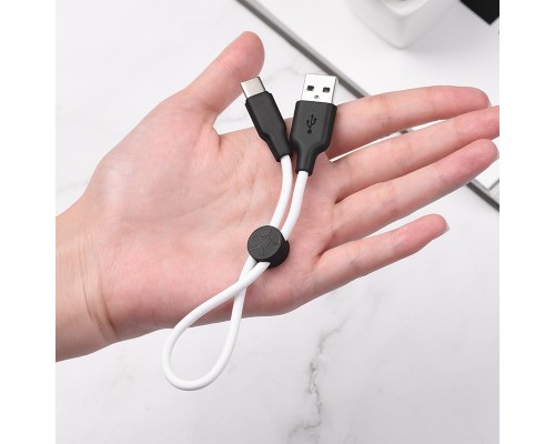 Дата кабель Hoco X21 Plus Silicone Type-C Cable (0.25m) (00000035214_1)