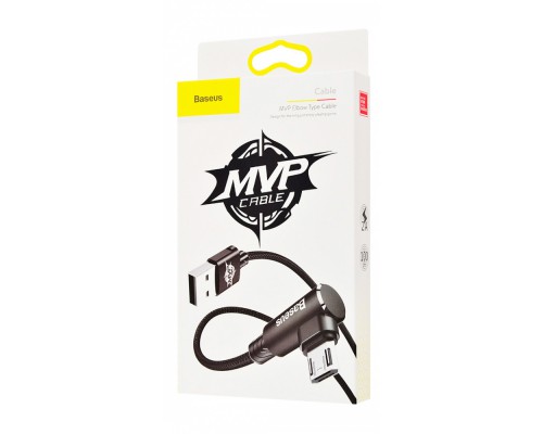 Дата кабель Baseus MVP Elbow Micro-USB Cable 2.4A (1m) (CAMMVP) (00000031144_1)
