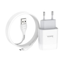 СЗУ HOCO C73A (2USB/2.4A) + microUSB (00000036214_1)