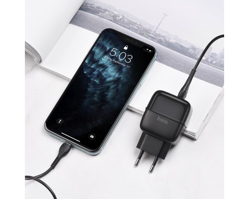 СЗУ Hoco C77A (2USB/2.4A) + Lightning (00000039231_2)