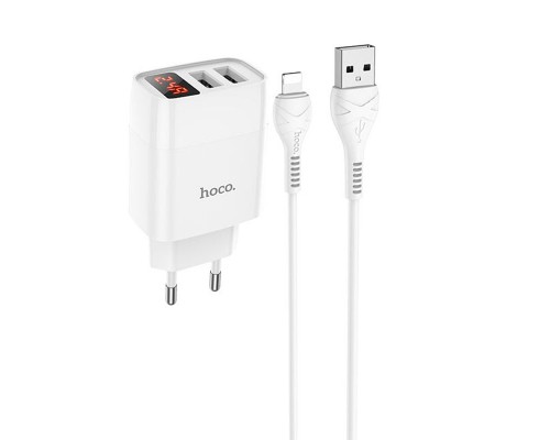 СЗУ HOCO C86A (2USB/2.4A) + Lightning (00000053230_1)