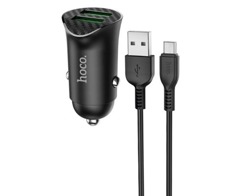 АЗУ Hoco Z39 QC3.0 (2USB) + MicroUSB (00000041719_2)