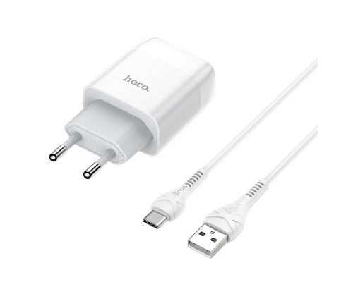 СЗУ Hoco C72A (1USB/2.1A) + Type-C (00000041729_1)
