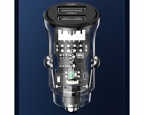 АЗУ Usams US-CC162 C31 2 Ports A+A (00000062682_1)