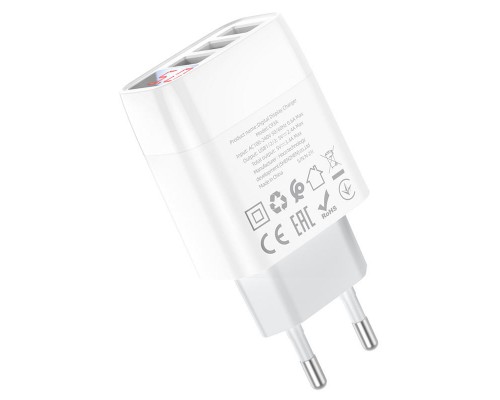 СЗУ Hoco C93A Ease charge 3-port digital display charger (00000055831_1)