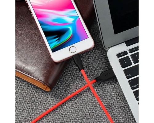Дата кабель Hoco X21 Silicone Lightning Cable (1m) (00000031178_2)