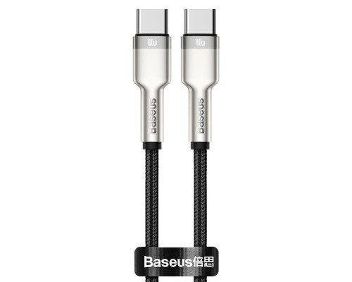 Дата кабель Baseus Cafule Series Metal Type-C to Type-C 100W (2m) (00000049176_2)