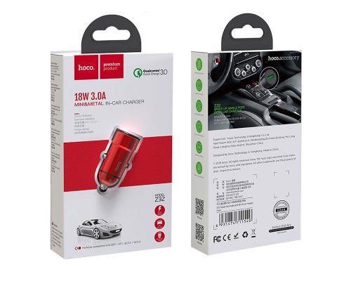 АЗУ Hoco Z32 QC3.0 (1USB/3A) (00000034599_4)