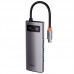 Переходник HUB Baseus Metal Gleam Series 5-in-1 Multifunctional 30Hz (WKWG020013) (00000057576_1)