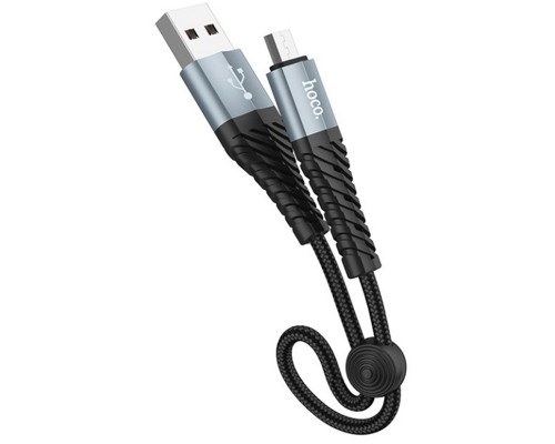 Дата кабель Hoco X38 Cool MicroUSB (0.25m) (00000035944_1)