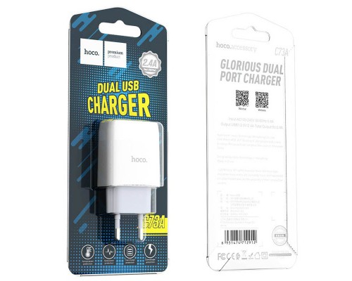 СЗУ HOCO C73A (2USB/2.4A) (00000036212_1)