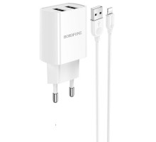 СЗУ Borofone BA53A Powerway (2USB/2.1A) + MicroUSB (00000055346_2)