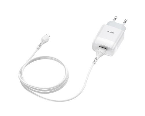 СЗУ Hoco C72A (1USB/2.1A) + MicroUSB (00000041728_1)