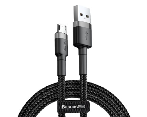 Дата кабель Baseus Cafule MicroUSB Cable 2.4A (1m) (00000034278_1)