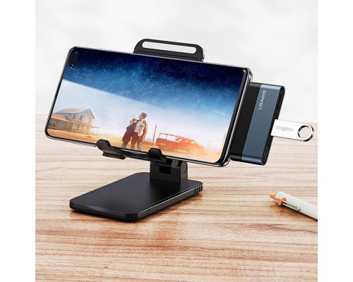 Переходник HUB Usams US-SJ491 Type-C Mini Hub (Type-C + USB + Micro SD) (00000049255_1)