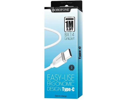 Дата кабель Borofone BX14 USB to Type-C (1m) (00000060119_1)