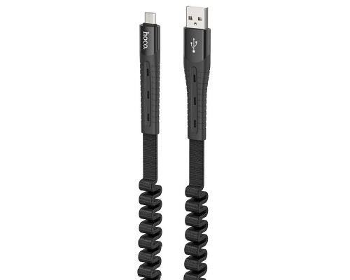 Дата кабель Hoco U78 "Cotton treasure elastic" MicroUSB (1.2М) (00000039185_1)
