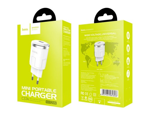 СЗУ Hoco C37A  2.4A 1USB (00000031006_1)