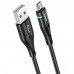 Дата кабель Hoco U93 "Shadow" MicroUSB (1.2 m) (00000040795_1)