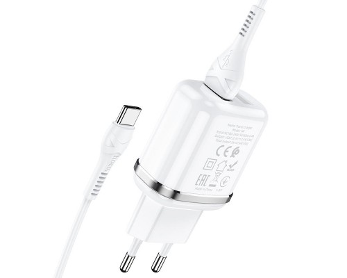 СЗУ Hoco N4 (2USB/2.4A) + Type-C (00000048811_1)