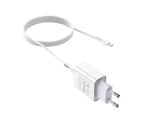СЗУ HOCO C81A (1USB/2.1A) + MicroUSB (00000042359_1)