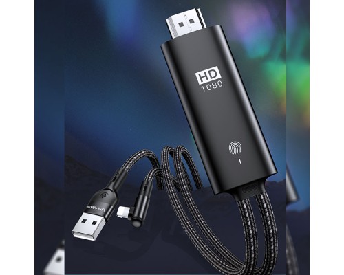 Дата кабель USAMS US-SJ442 U53 Lightning to HDMI (2m) (00000049210_1)