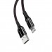 Дата кабель Baseus C-shaped (со световым индикатором) USB to Lightning 2.4A (1m) (CALCD) (00000027364_1)
