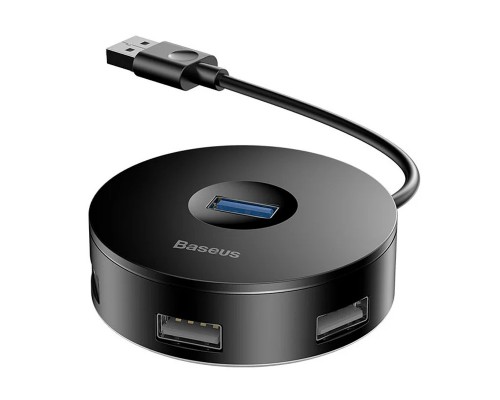 Переходник HUB Baseus Round Box USB to USB 3.0 + 3USB 2.0 (1m) (CAHUB) (00000042378_2)