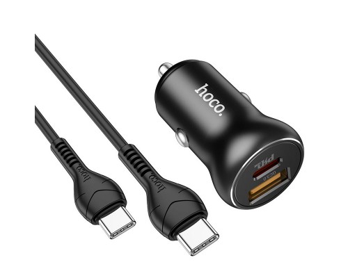 АЗУ Hoco NZ5 Smooth road PD30W + QC3.0 + Type-C to Type-C (00000055921_1)
