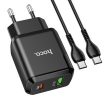 СЗУ Hoco N5 Favor 20W PD+QC3.0 Type-C to Type-C (00000043050_2)