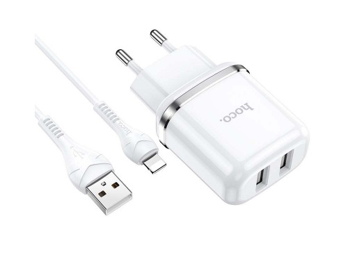 СЗУ Hoco N4 (2USB/2.4A) + Lightning (00000048809_1)