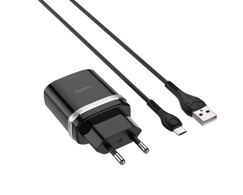 СЗУ Hoco C12Q Smart QC3.0 (1USB/3A) + MicroUSB (00000035259_2)