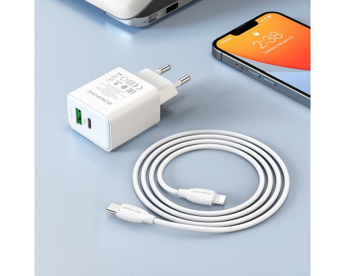 СЗУ Borofone BA67A PD20W+QC3.0 + Type-C + Lightning (00000056905_1)
