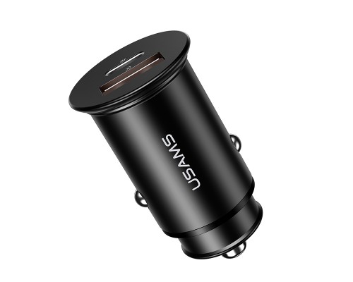АЗУ USAMS US-CC097 C15 QC4.0+PD3.0 Fast Charging Car Charger (00000034520_1)