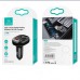 АЗУ Usams US-CC143 C25 50W 2A+C 3 Ports Digital Display Wireless FM Car Charger (00000051951_1)