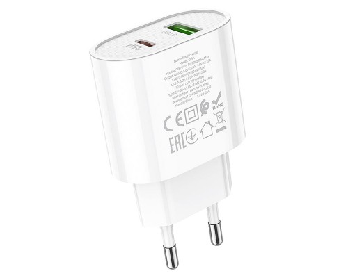 СЗУ HOCO C95A PD 20W+QC3.0 (1USB/Type-C/3A) (00000053232_1)