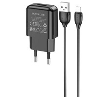 СЗУ Borofone BA64A Single port + Lightning (00000056918_2)