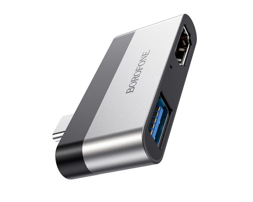 Переходник Borofone DH2 Type-C to HDMI+USB3.0 (00000056869_1)