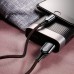 Дата кабель Baseus C-shaped (со световым индикатором) USB to Lightning 2.4A (1m) (CALCD) (00000027364_1)