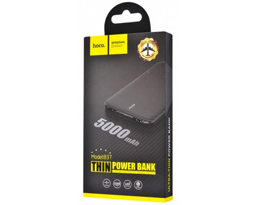 Портативное зарядное устройство Power Bank Hoco B37 Persistent 5000 mAh (00000030986_1)
