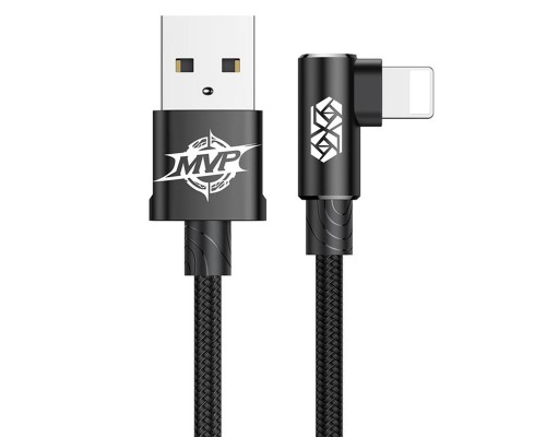 Дата кабель Baseus MVP Elbow Lightning Cable 2.4A (1m) (CALMVP) (00000031328_1)