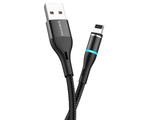 Дата кабель Borofone BU16 Skill magnetic USB to Lightning (1.2m) (00000055399_1)
