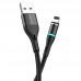 Дата кабель Borofone BU16 Skill magnetic USB to Lightning (1.2m) (00000055399_1)